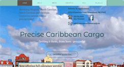 Desktop Screenshot of precisecaribbeancargo.us